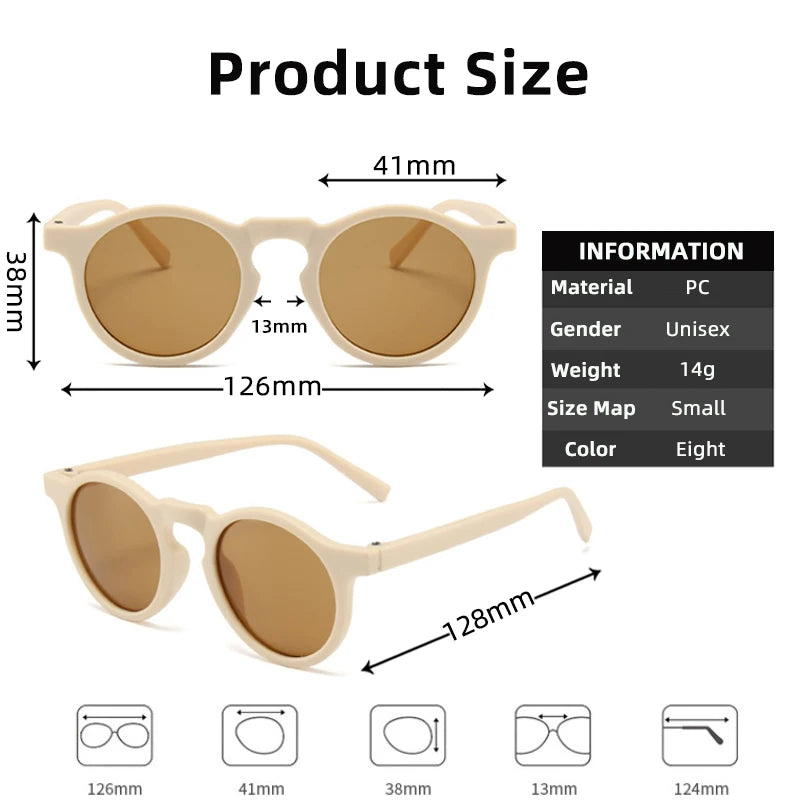 Óculos de Sol Vintage para Crianças BULIAN: Estilo e Proteção UV400